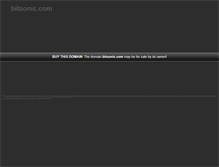 Tablet Screenshot of bitsonic.com